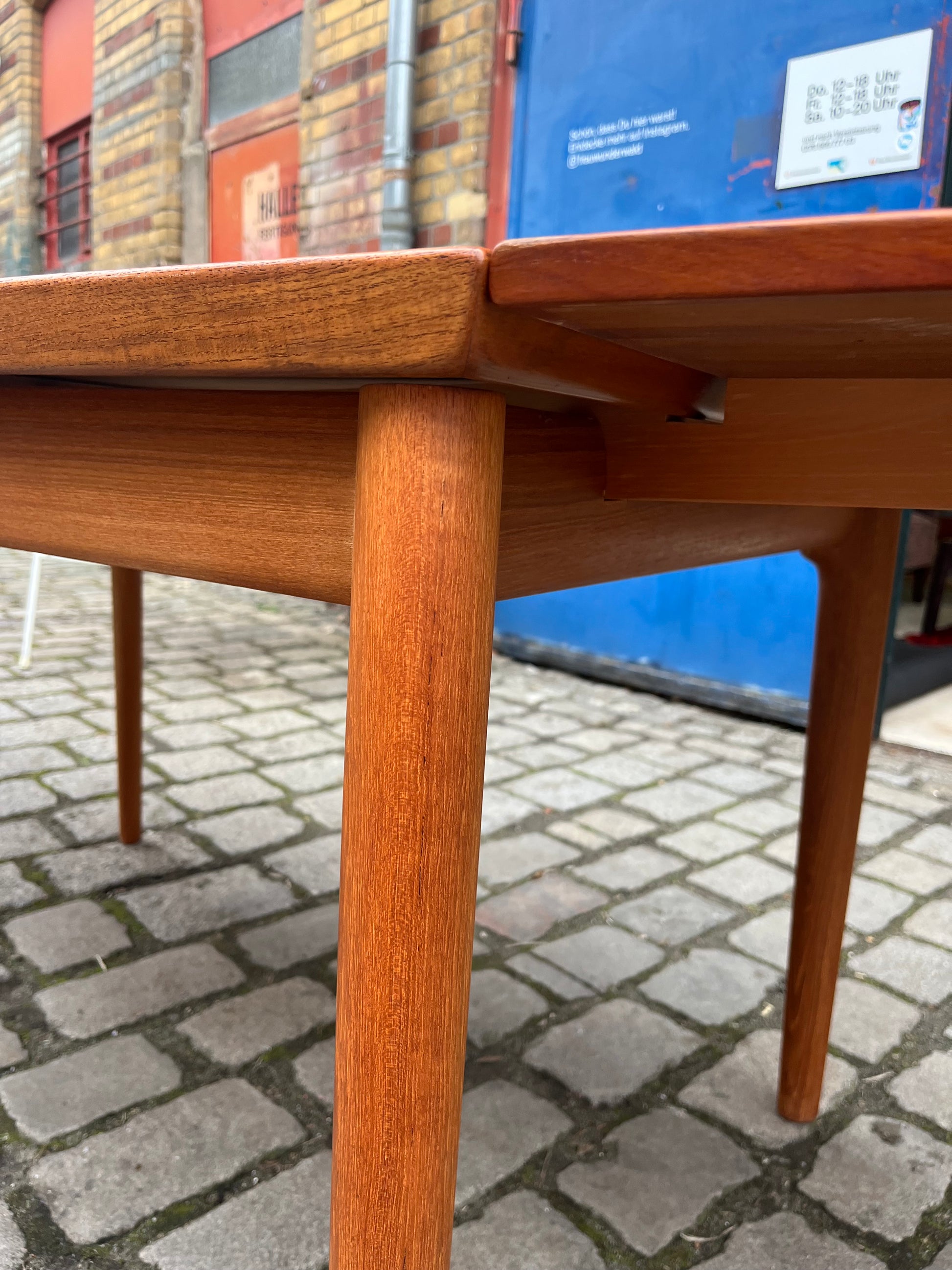 Ausziehbarer Esstisch Teak von Grete Jalk für Glostrup Møbelfabrik