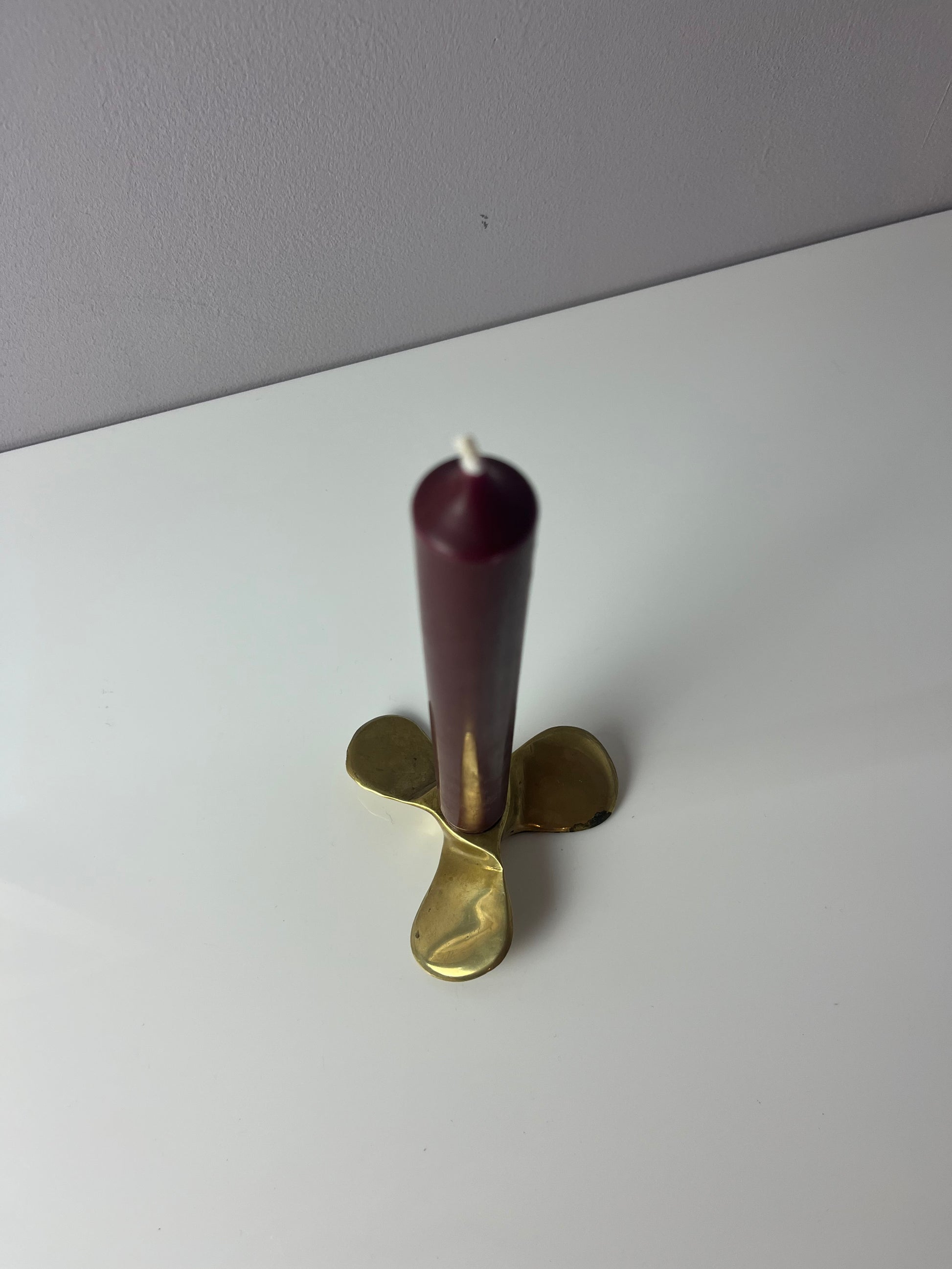 Kerzenständer Schiffsschraube Messing