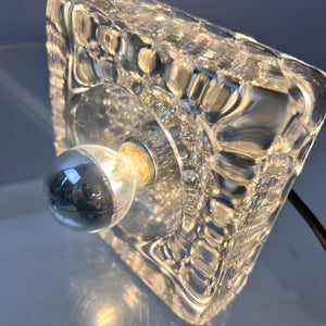 Wandlampe Ice Cube Glas Chrom