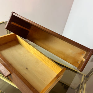 Wandregal Schublade Teak