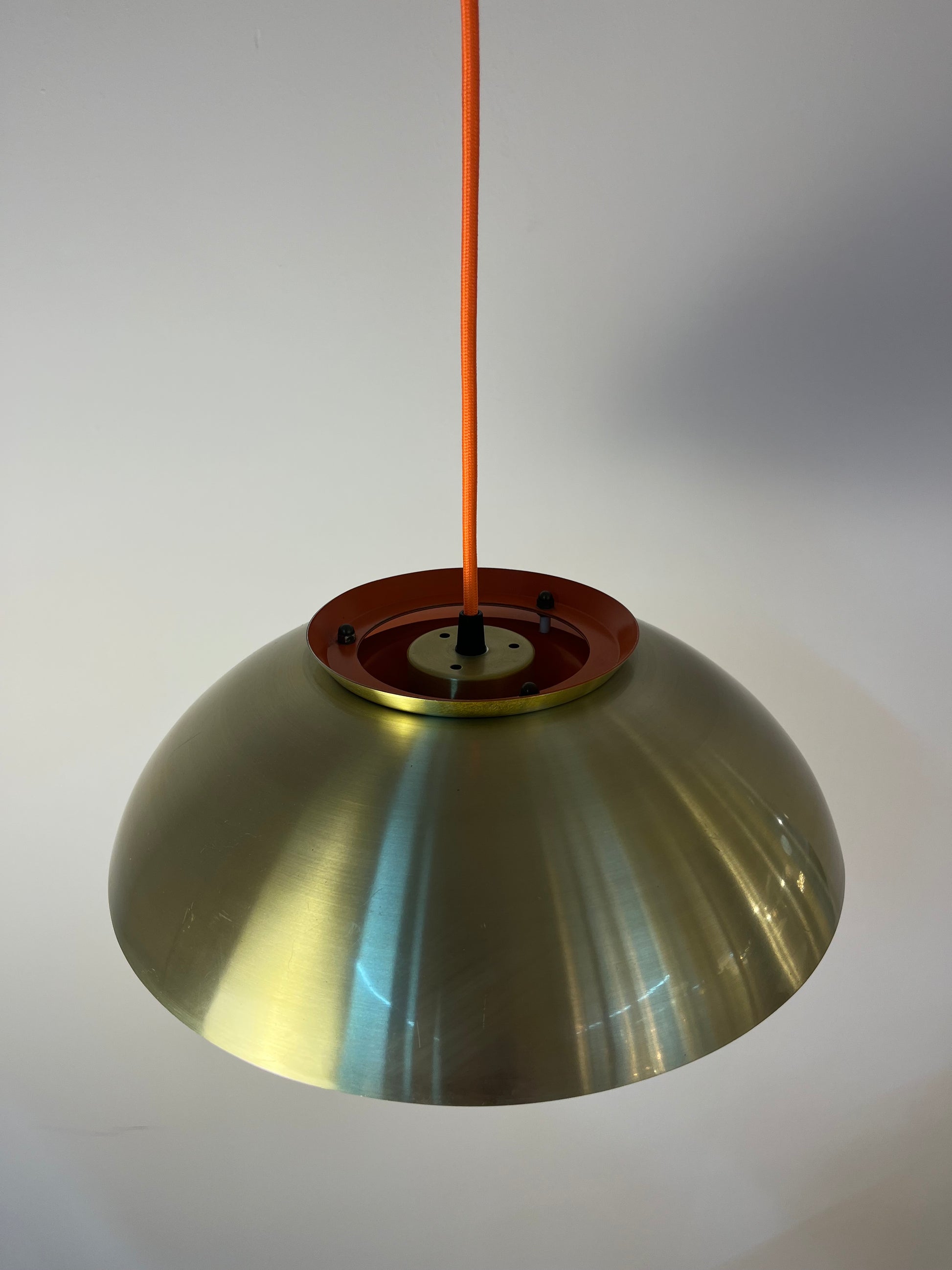 Lamellenlampe gold orange aus Dänemark