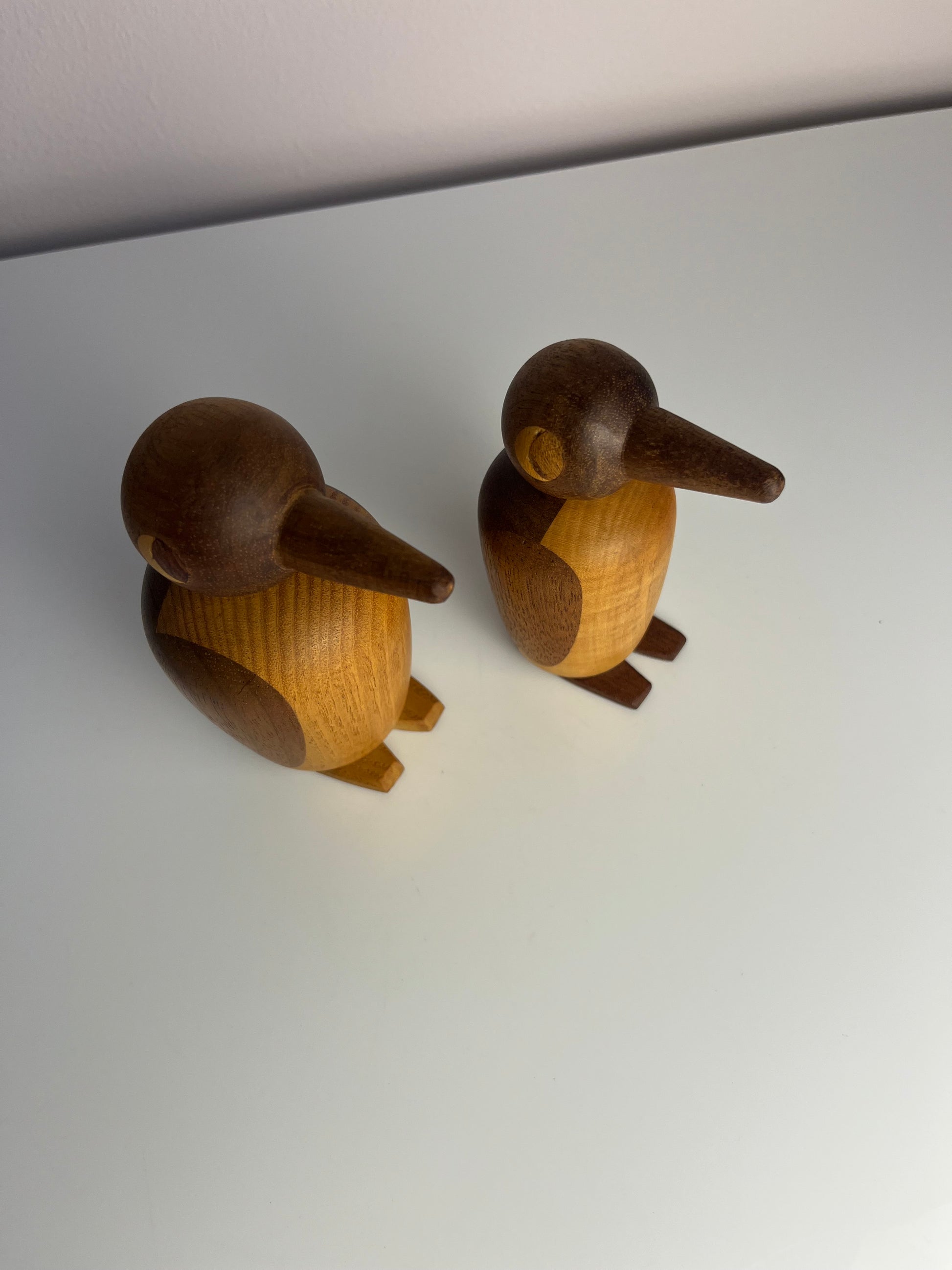 Set: kleiner & großer Pinguin Massivholz aus Dänemark