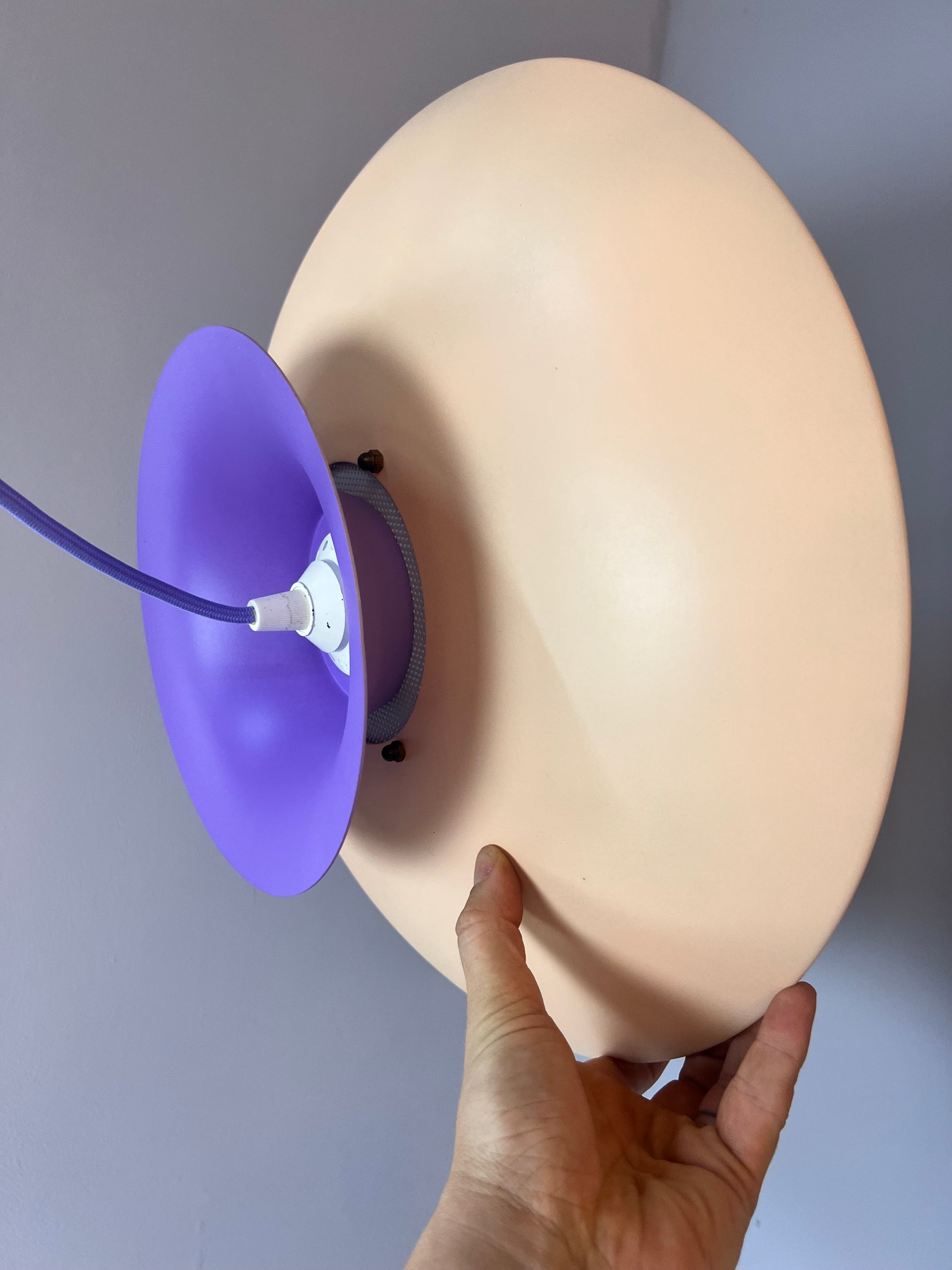 Lamellenlampe neu lackiert Dänemark