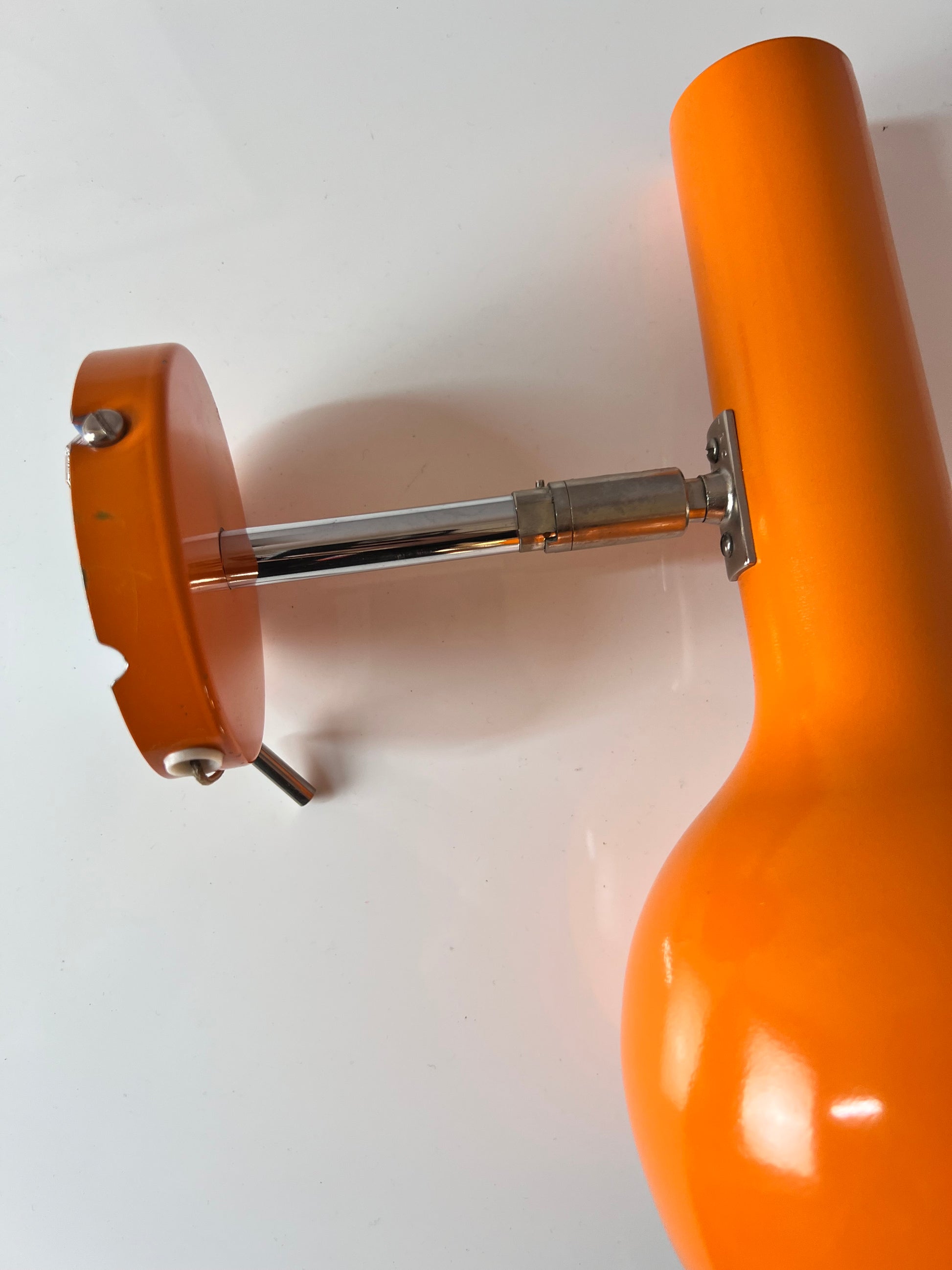 Wandlampe orange 70er
