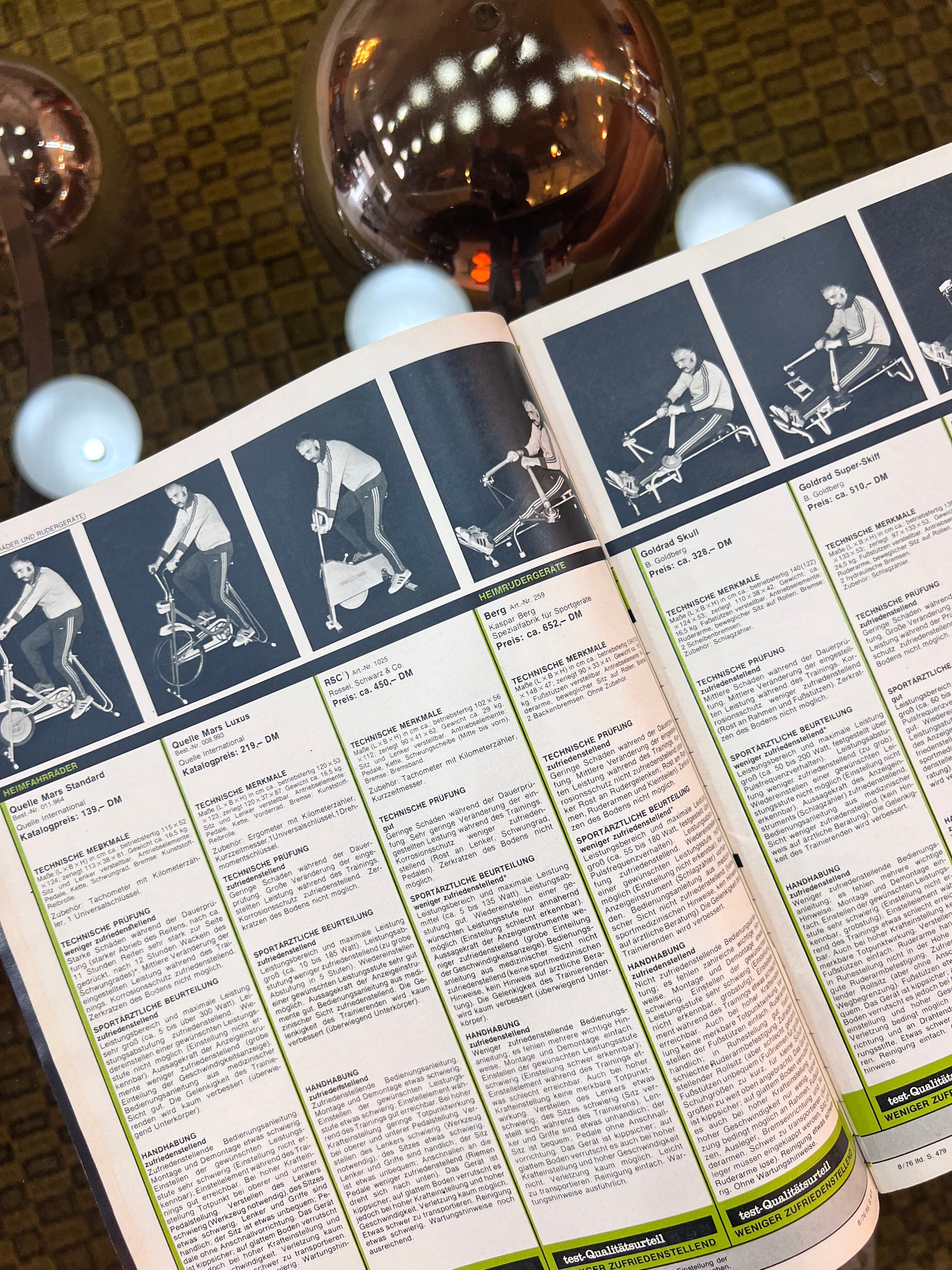 Stiftung Warentest Zeitschrift August 1976
