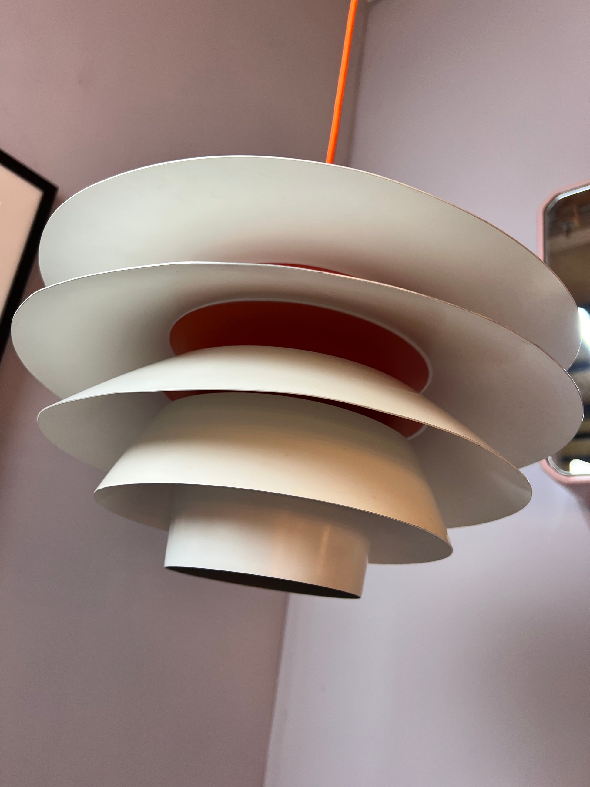 Hängelampe Verona von Svend Middelboe für Nordisk Solar