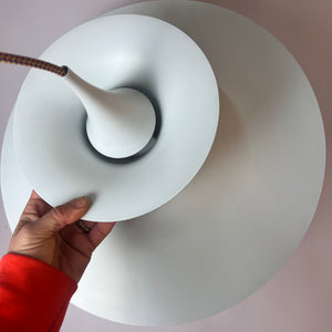 Lamellenlampe 'Radius' weiß von Erik Blaslev für Fog & Mørup