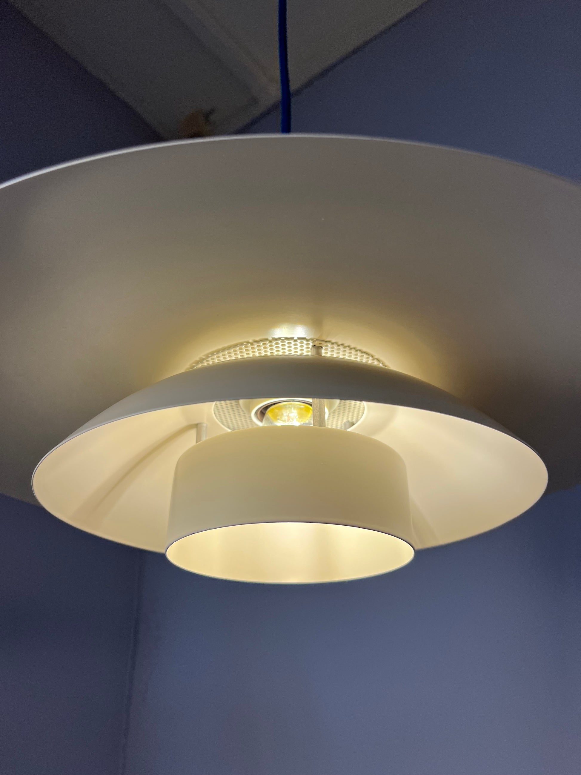 Lamellenlampe weiß von Horn