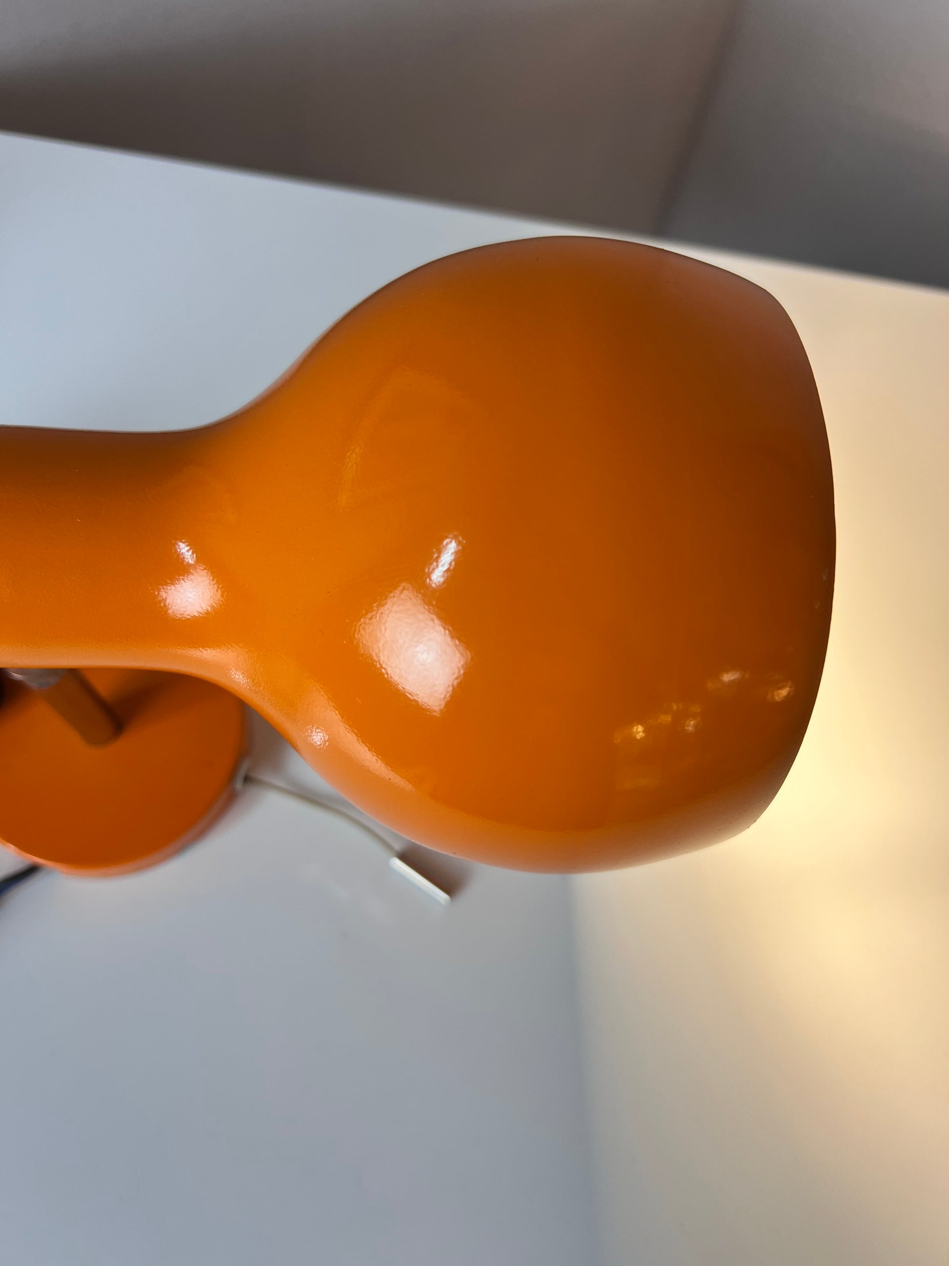 Wandlampe orange 70er