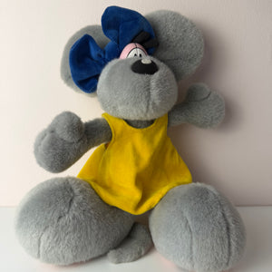 Diddlina Maus mit gelbem Kleid von Thomas Goletz
