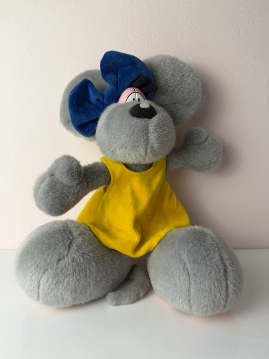 Diddlina Maus mit gelbem Kleid von Thomas Goletz