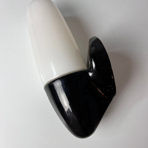 Wandlampe Model 6065 schwarz von Wilhelm Wagenfeld für Lindner
