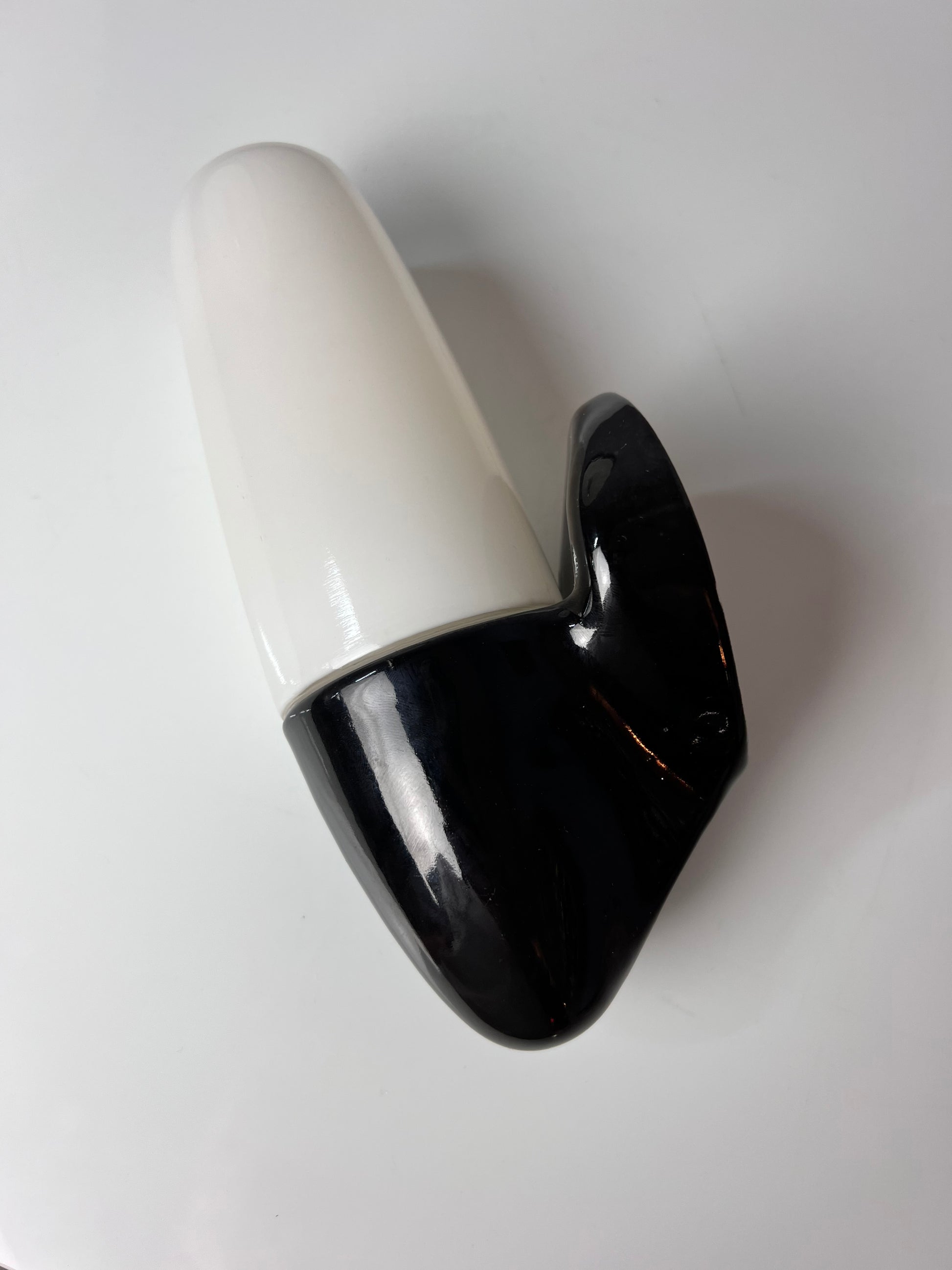 Wandlampe Model 6065 schwarz von Wilhelm Wagenfeld für Lindner
