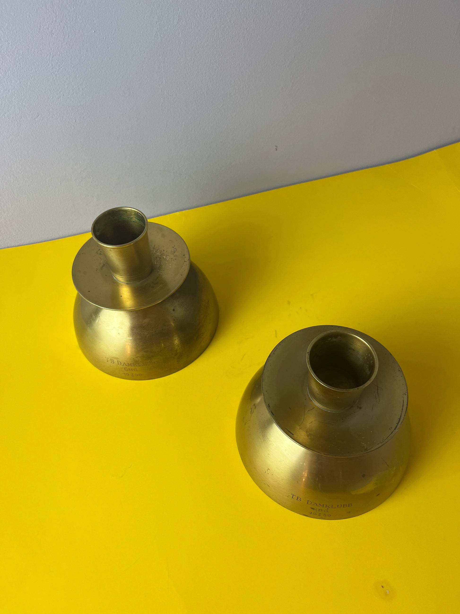 Kerzenständer Messing von Ystad-Metall