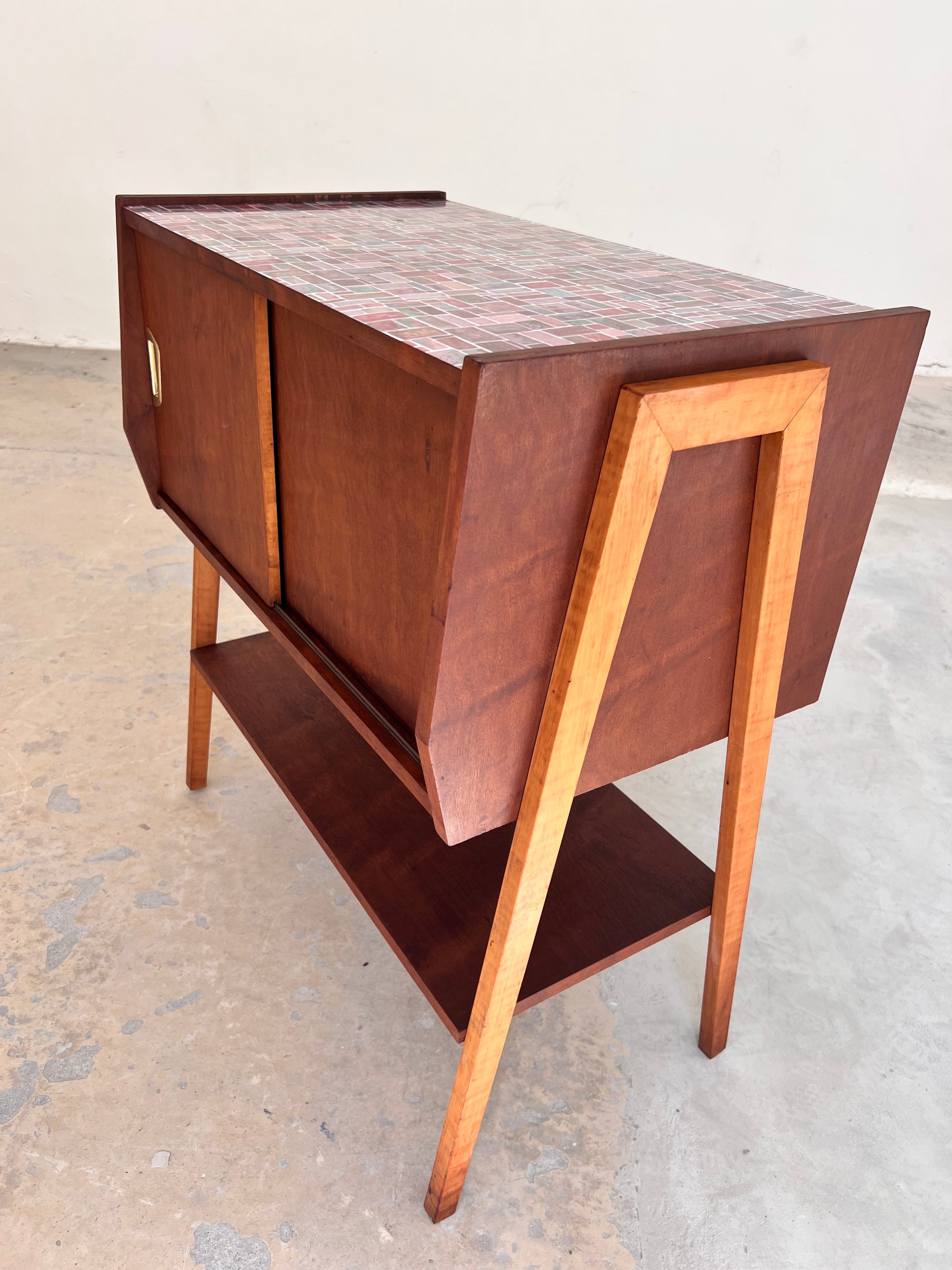 Kleiner Konsolentisch Teak aus Dänemark