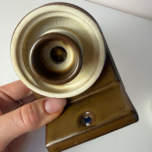 Wandlampe Modell 6060 braun von Sigvard Bernadotte für Ifö