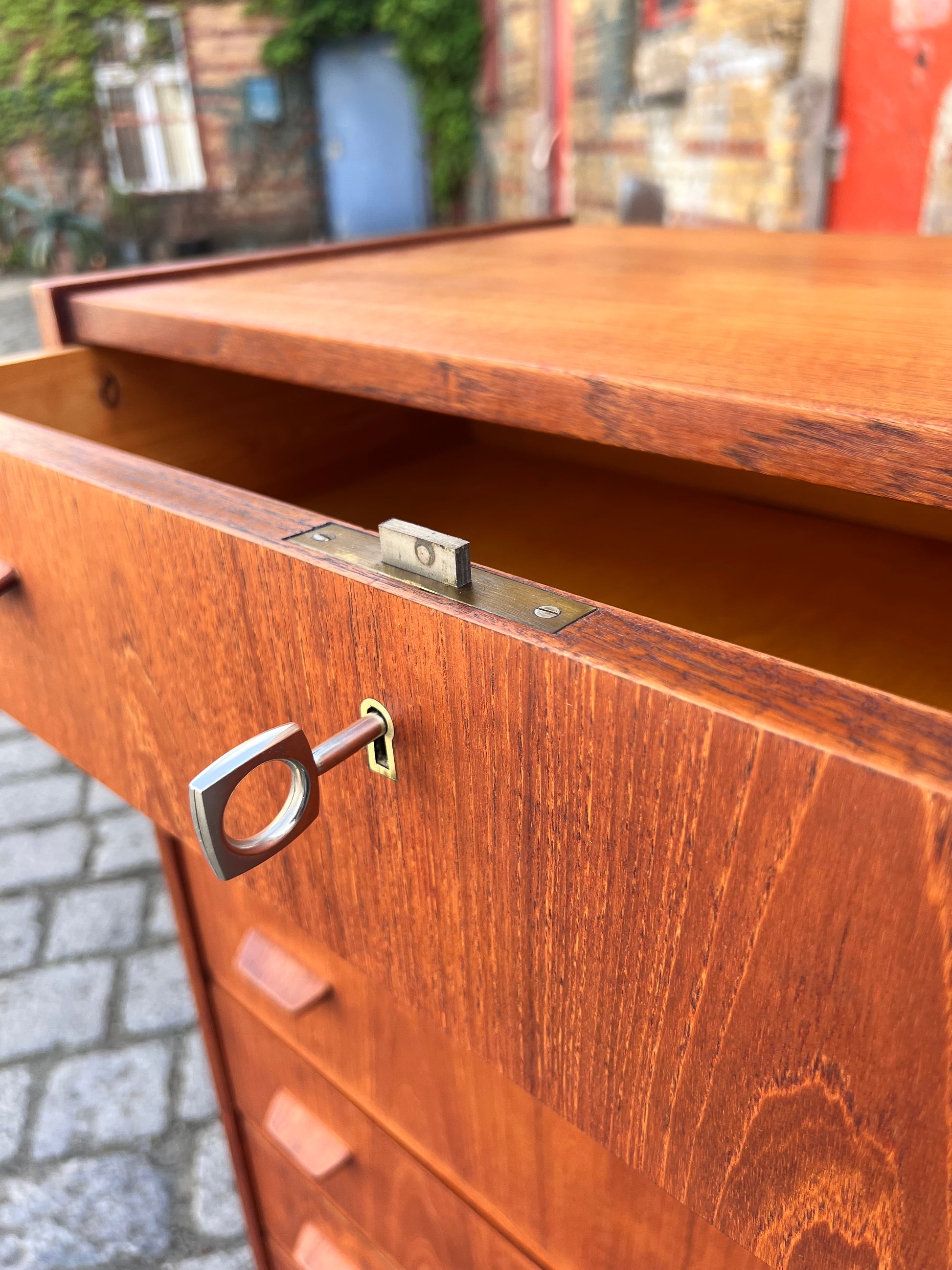 Kommode Teak von A. Ahlström Osakeyhtiö für Warkaus