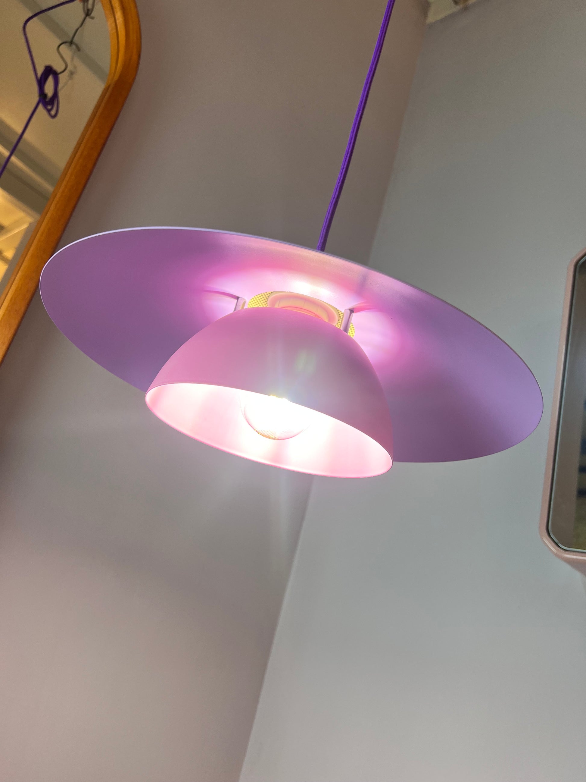 Lamellenlampe neu lackiert Dänemark