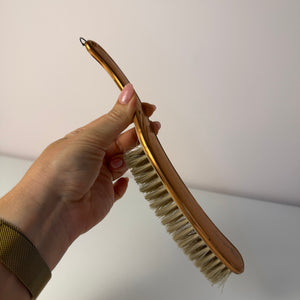 Handfeger mit Griff Kupferoptik