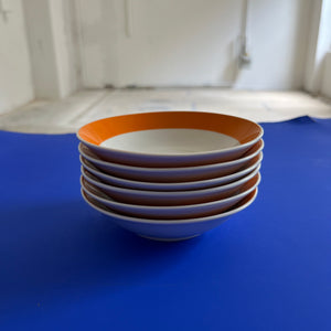 Porzellanservice orange braun von Eschenbach Bavaria