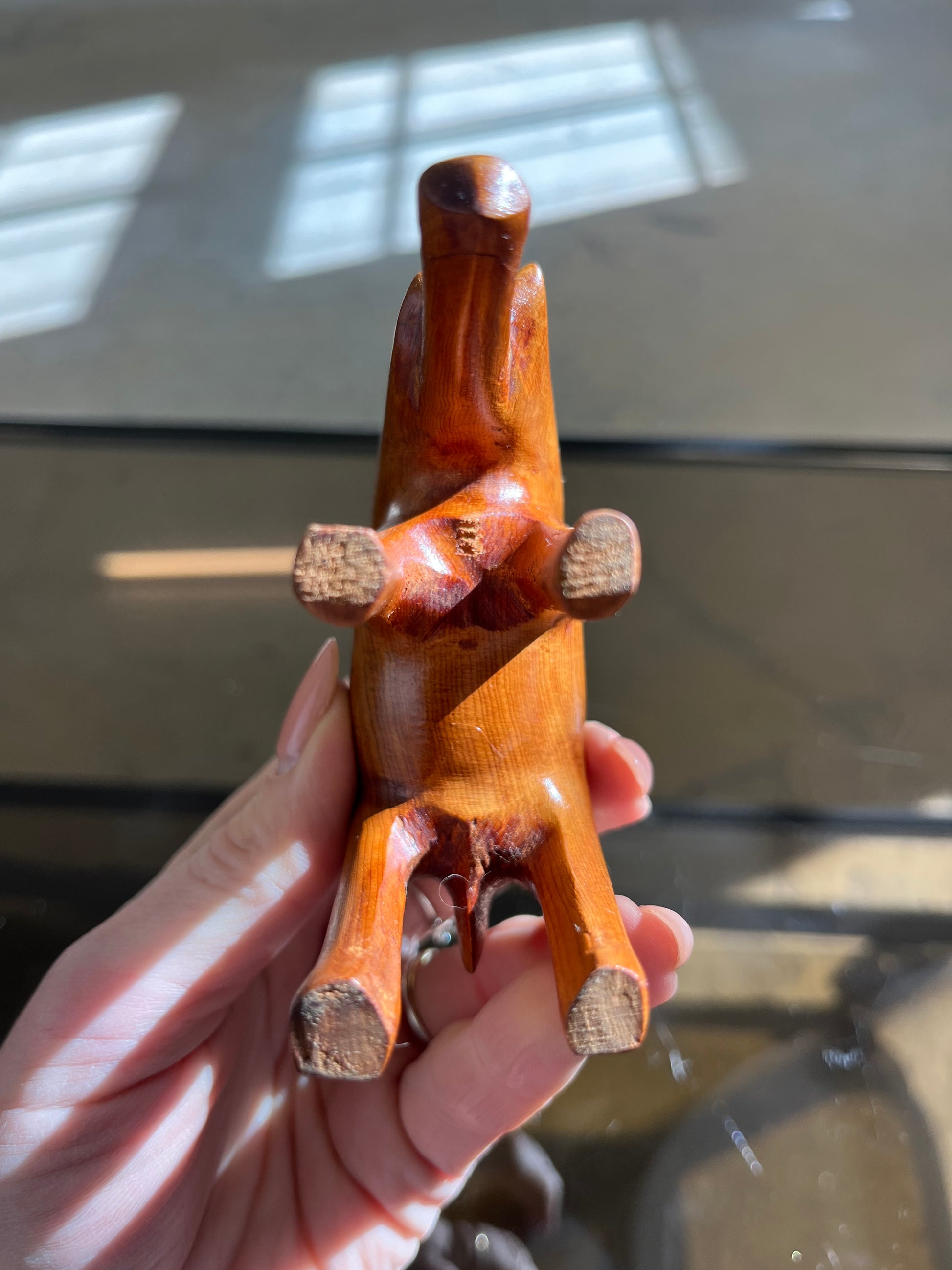 Holzfigur Elefant