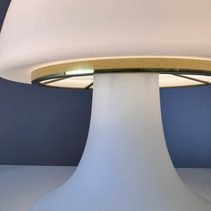 Mushroom Tischlampe weiß von Glashütte Limburg