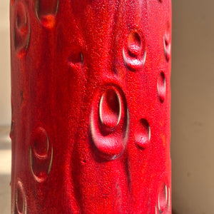 Bodenvase 288-40 rot von Scheurich West Germany