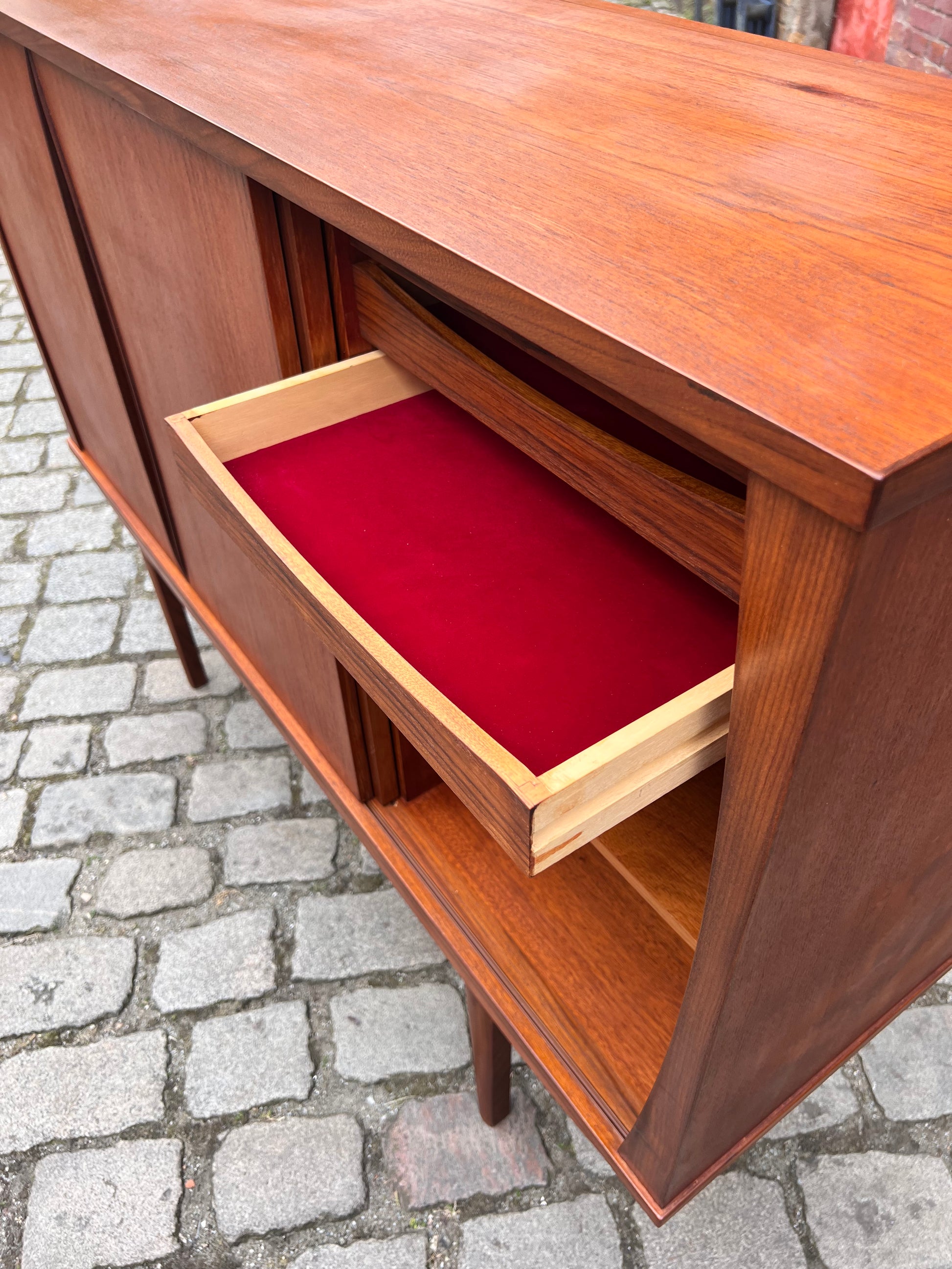 Highboard Teak von Karlit aus Schweden