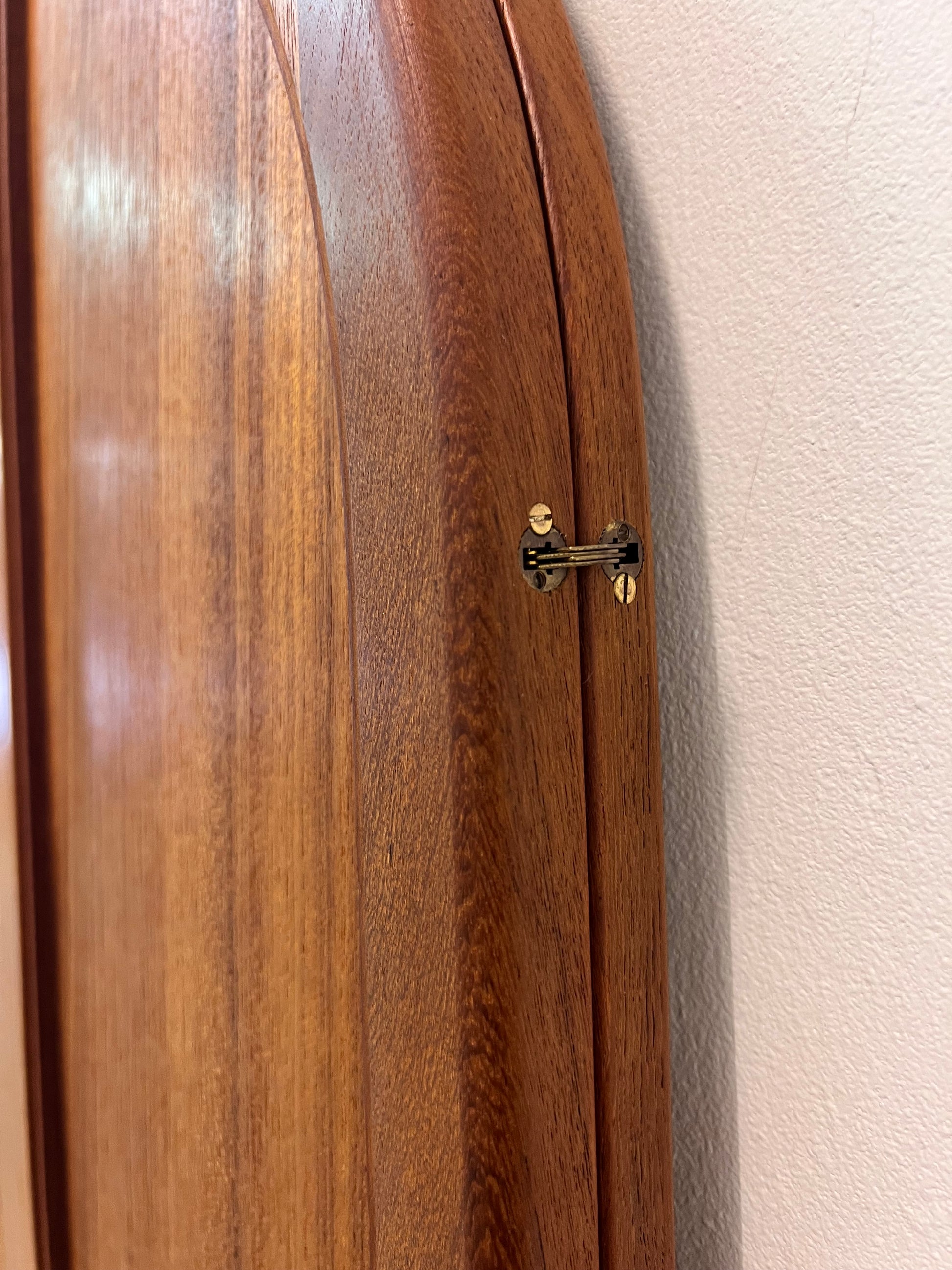 Klappbarer Wandspiegel Teak von Fakse Furniture aus Dänemark