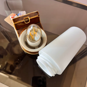 Wandlampe Modell 6080 braun von Sigvard Bernadotte für Ifö