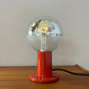 Tischlampe Big Globe rot von Motoko Ishii für STAFF