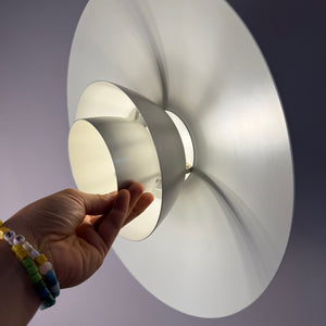 Lamellenlampe PH4/3 silber gebürstet von Poul Henningsen für Louis Poulsen