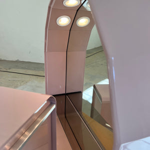 Set: Spiegelschrank rosa von Duscholux