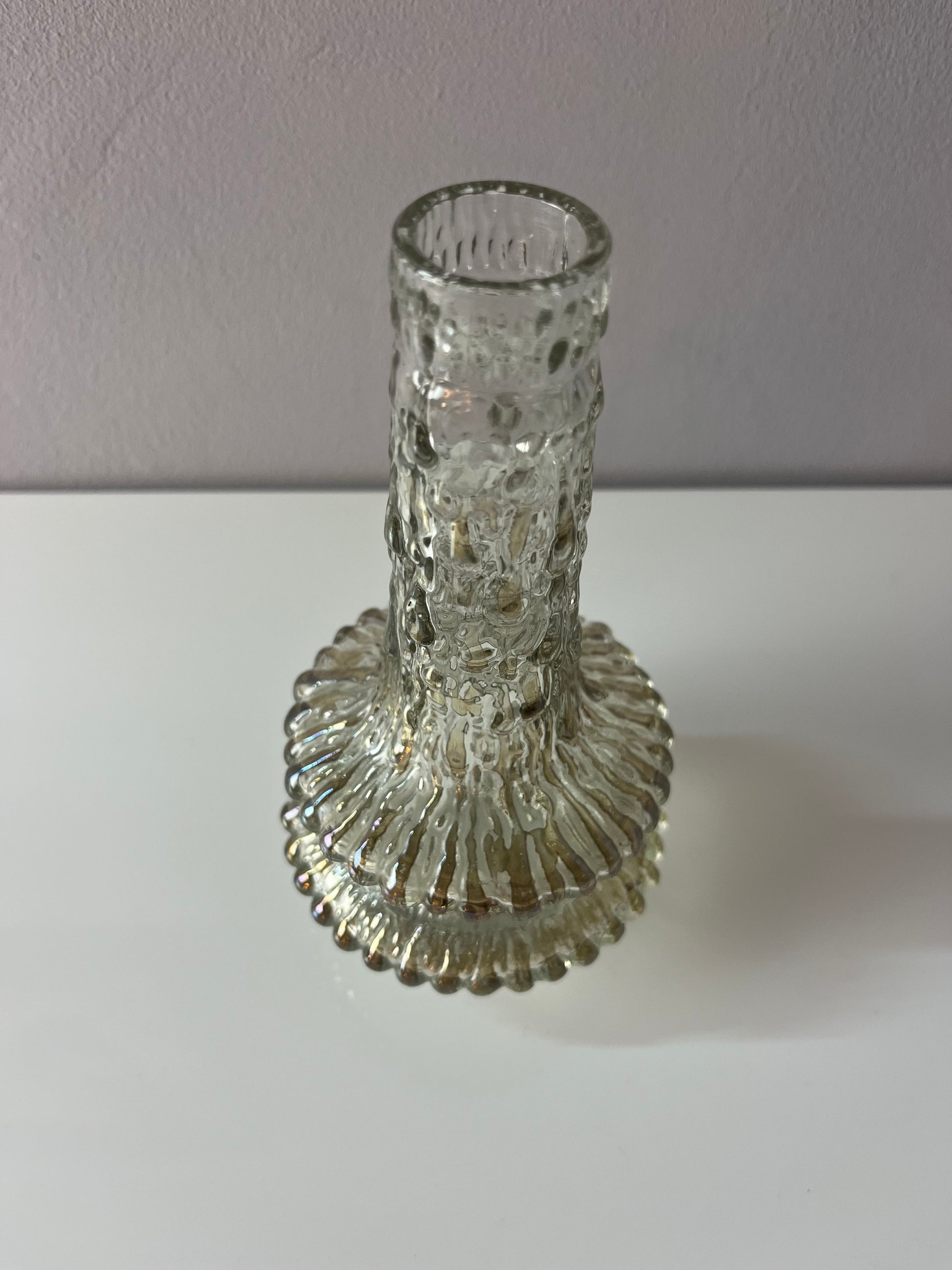 Vase Eisglas von Timo Sarpaneva für Iittala