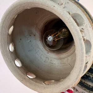 Hängelampe blau beige Keramik von Per Engstrøm