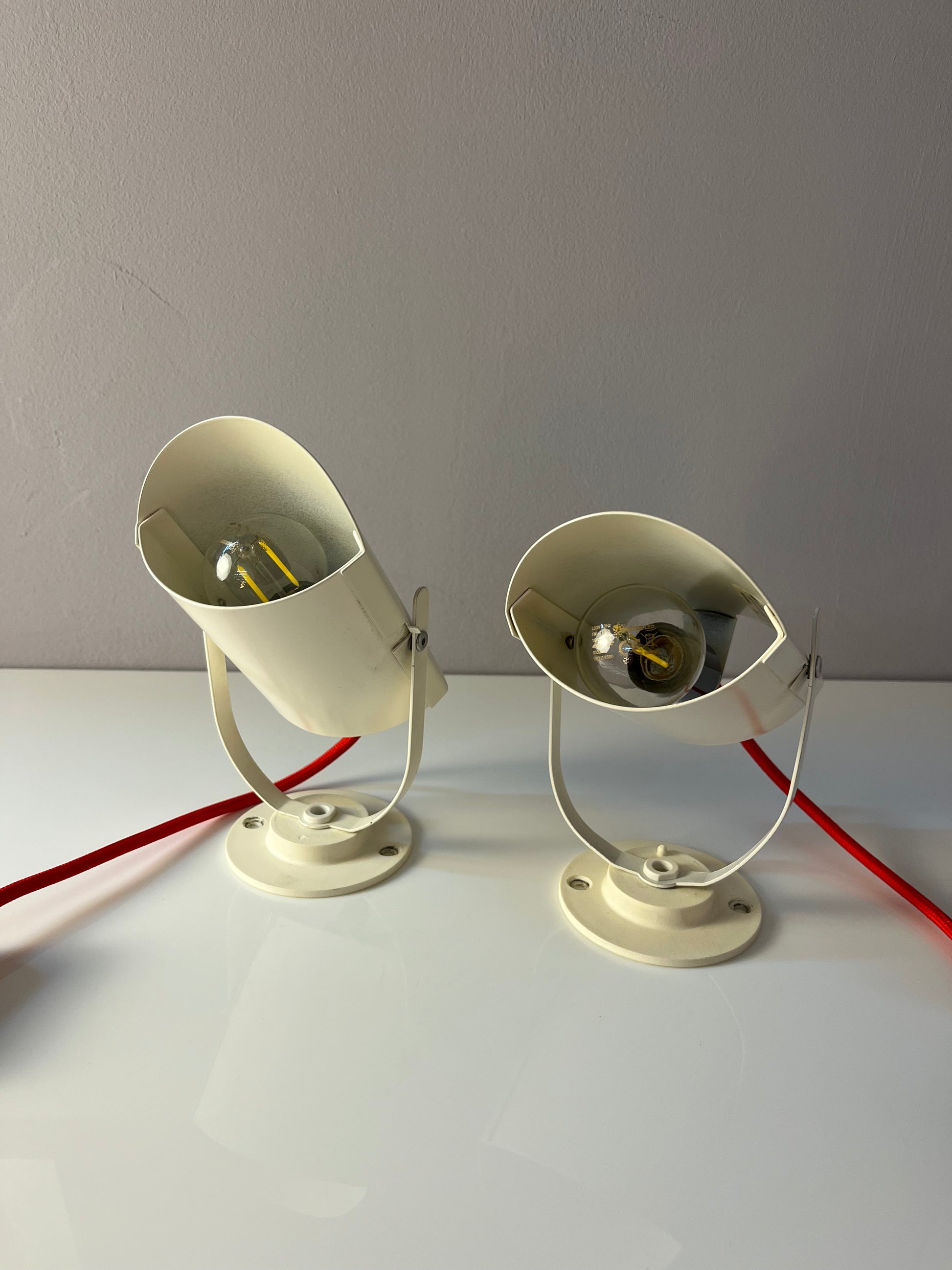 Set: 2x Wandlampe Modell Vupti weiß von Design Light