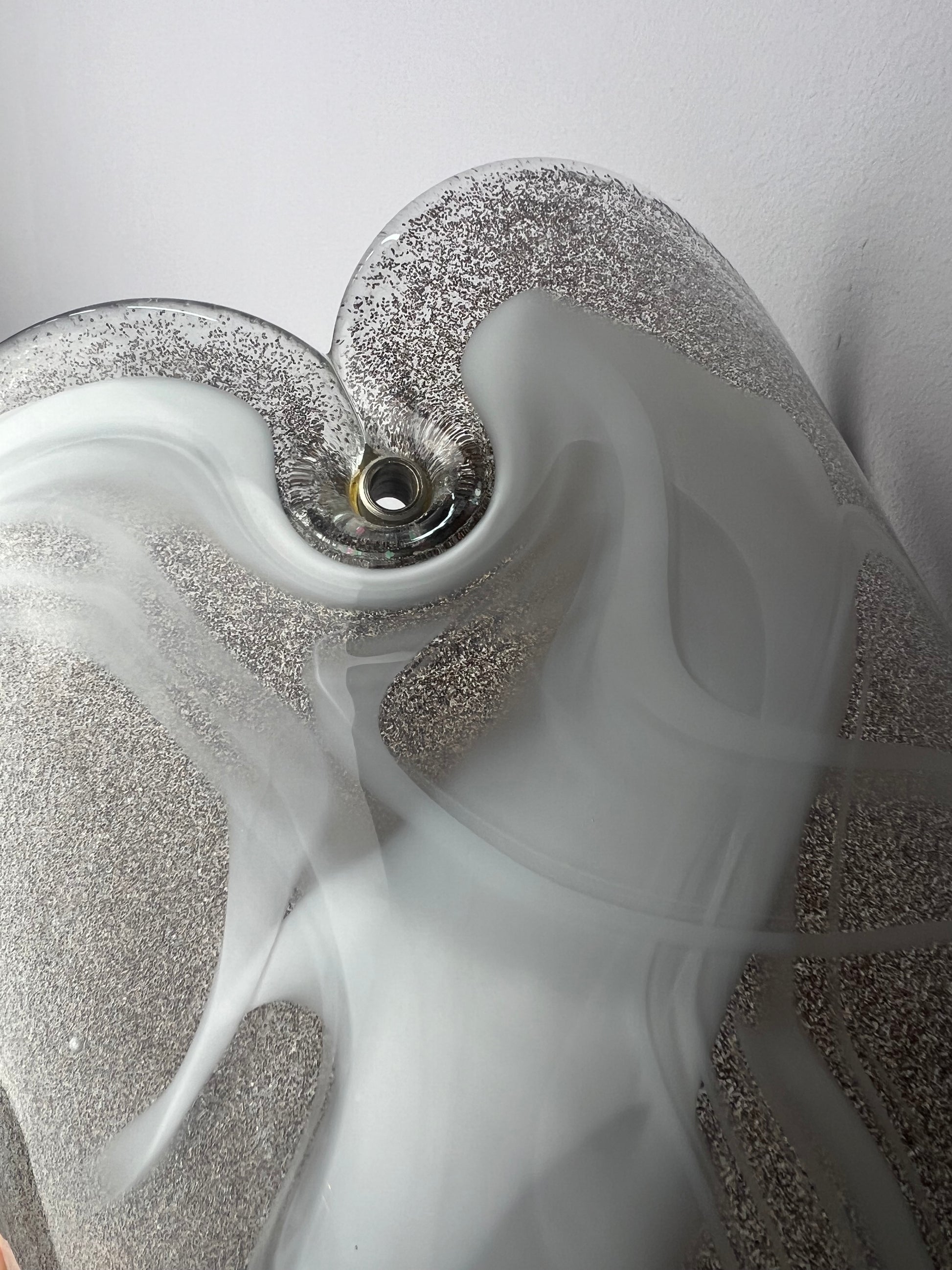 Wandlampe weiß Glas von Per Lütken für Holmegaard