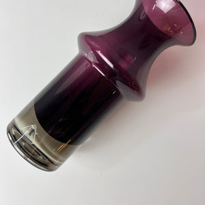 Vase lila Glas von Nanny Still für Riihimäen Lasi