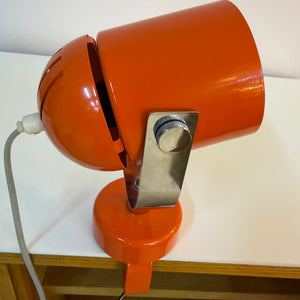 Klemmlampe / Wandlampe Combi Lux orange Chrom von Stanislav Indra für Lidokov Boskovice