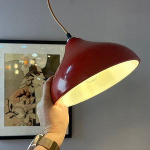 Hängelampe rot von Rolf Krüger für Staff