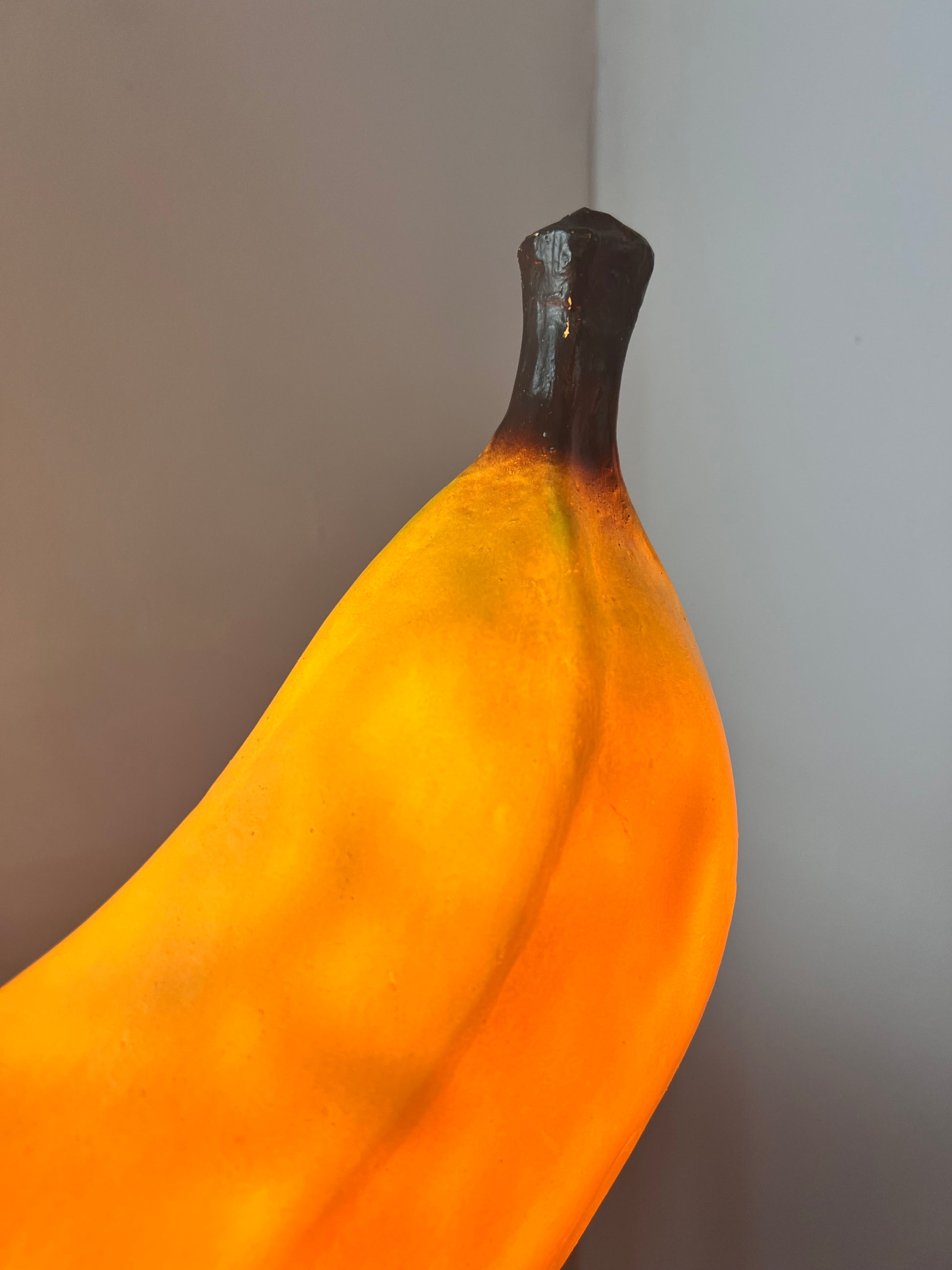 Tischlampe Popart Banane von Heico 70er West Germany