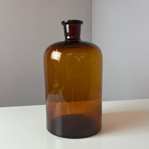 Apothekerglas braun ohne Deckel