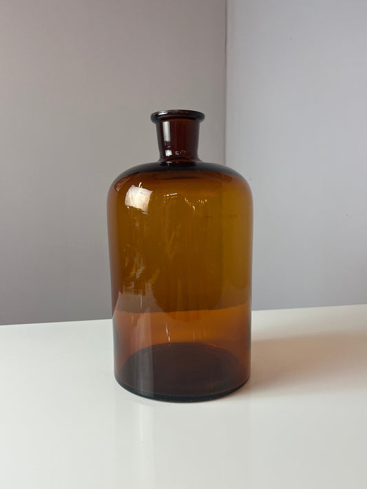 Apothekerglas braun ohne Deckel
