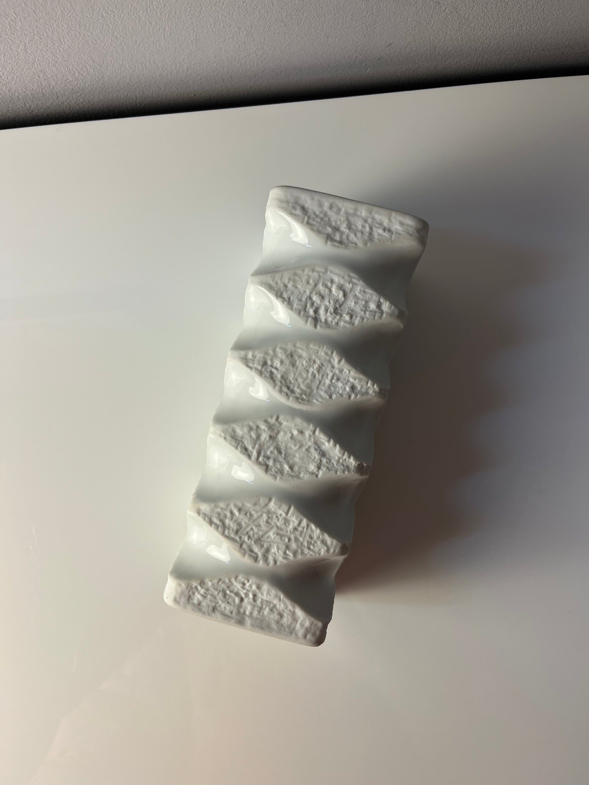 Vase 640/2 weiß Biskuitporzellan von Royal Porzellan Bavaria KPM