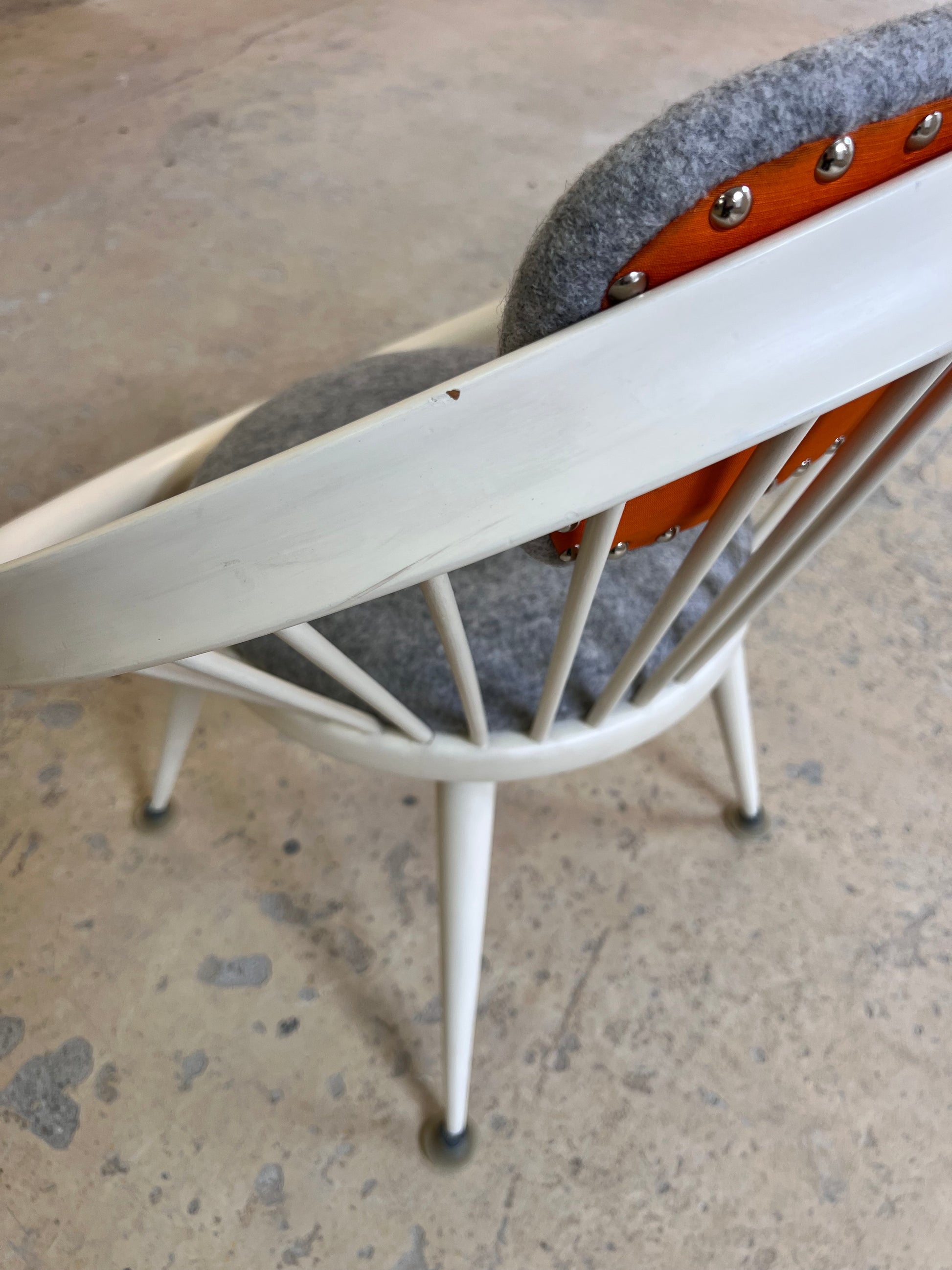 Circle Chair weiß von Yngve Ekström für Swedese