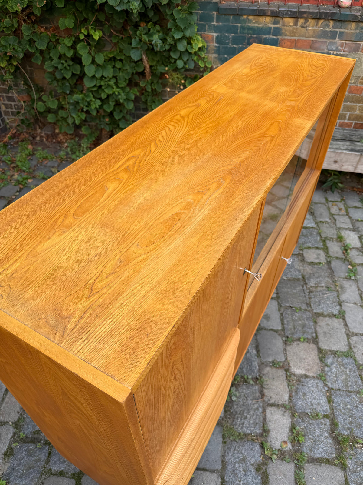 Highboard Typ 602/G Esche von Franz Ehrlich für Hellerau