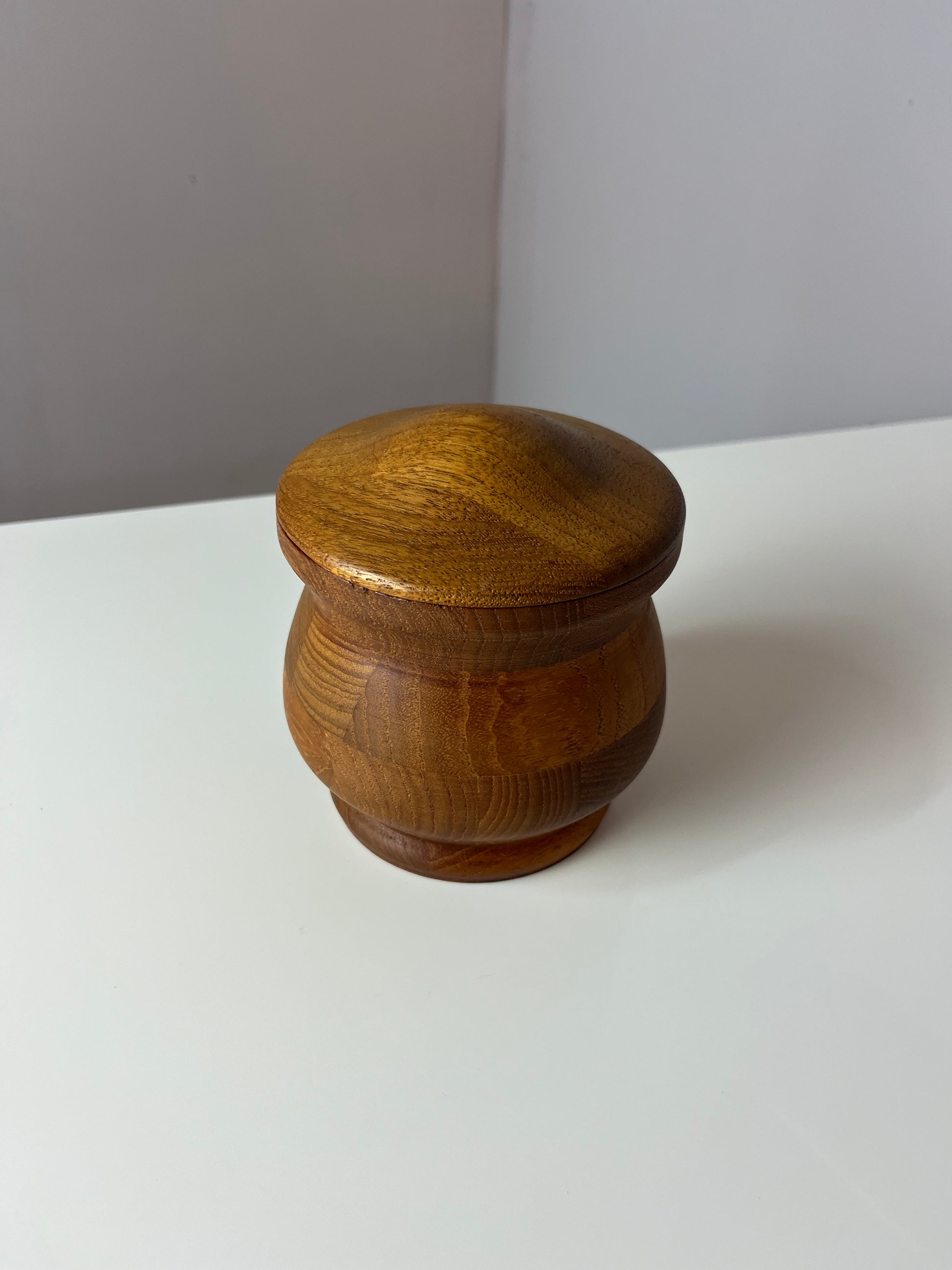 Dose Teak mit Deckel