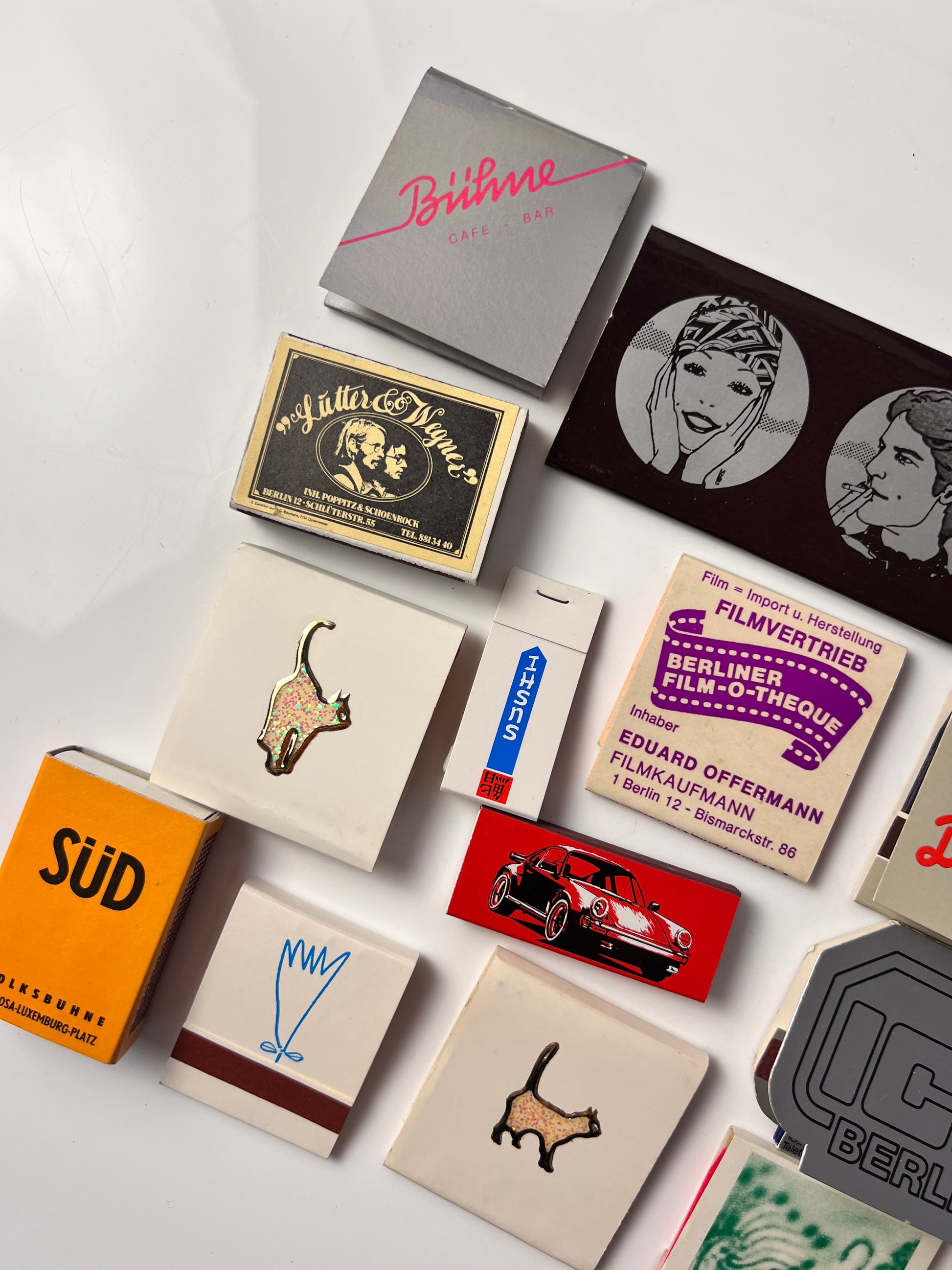 Set: Vintage Streichhölzer Berlin