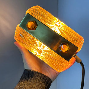 Wandlampe Glas Messing von Vitrika