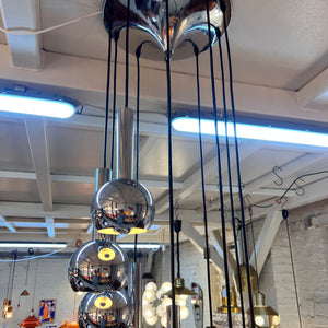 Kaskadenlampe 10-flammig Chrom von STAFF